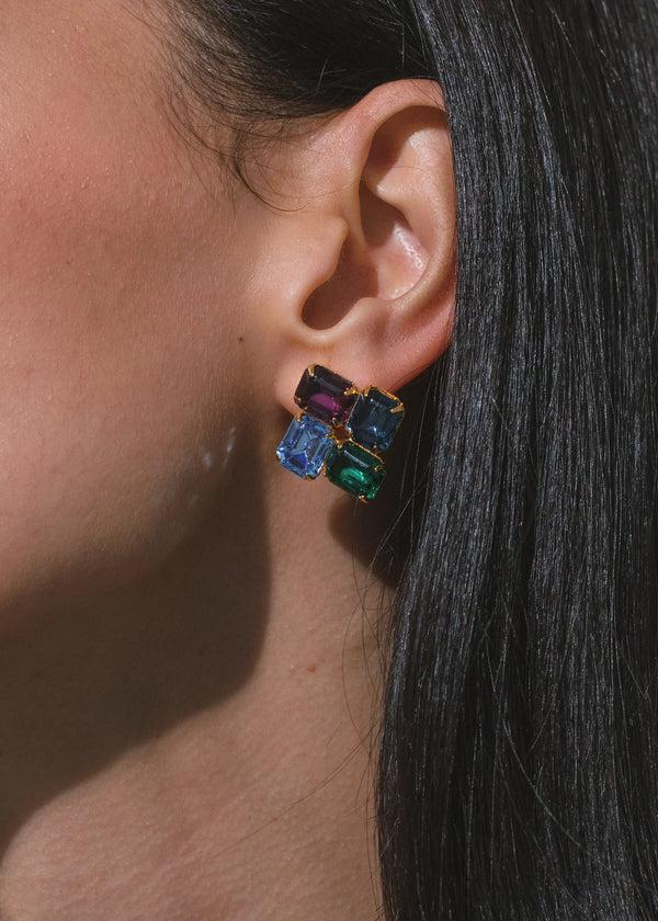 Jennifer Behr Piccolo Earrings Multi