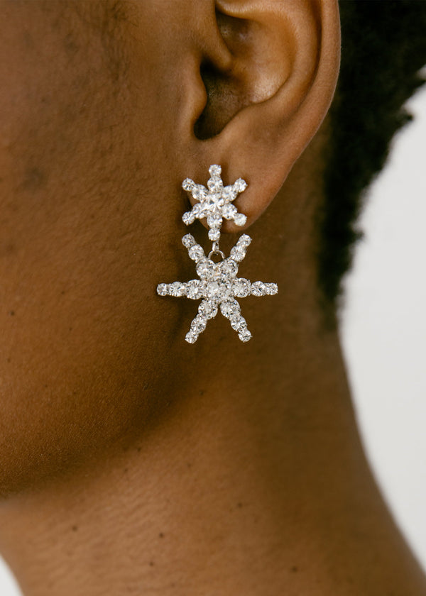 Jennifer Behr Pluto Earrings Crystal