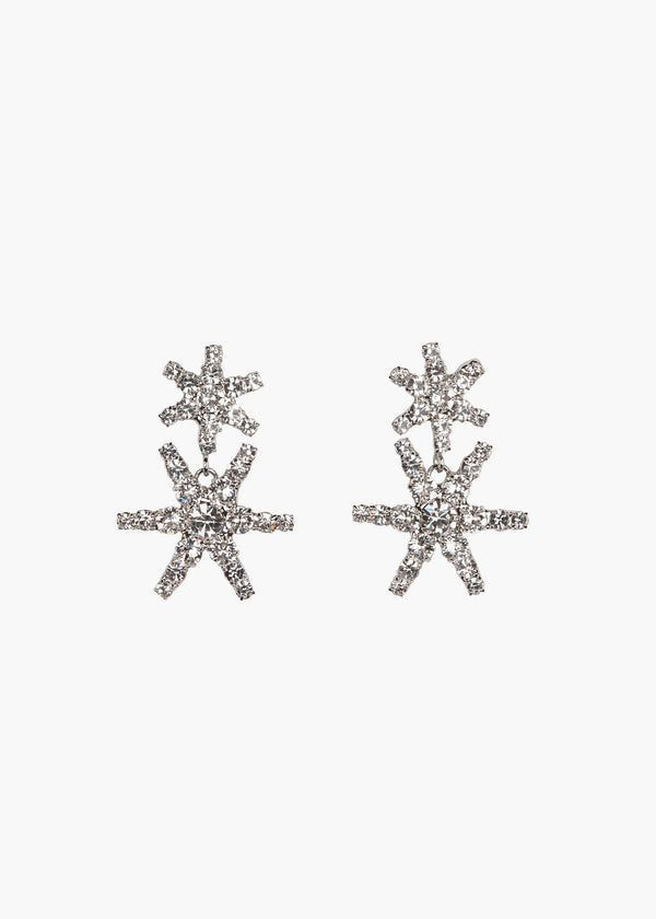 jennifer behr Pluto Earrings Crystal