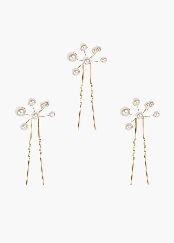 jennifer behr Primavera Hairpins Gold