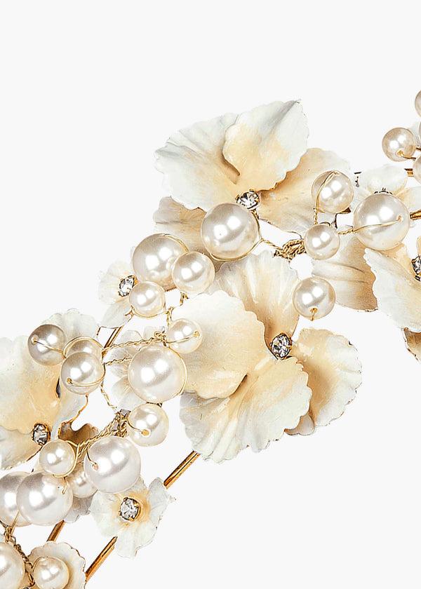 Jennifer Behr Priscilla Tiara Champagne