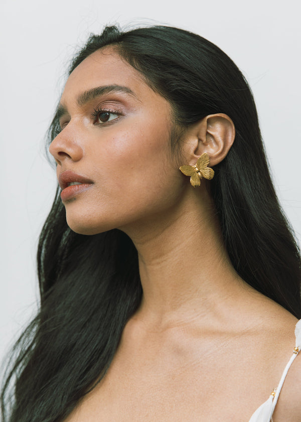Jennifer Behr Pyper Earrings Gold