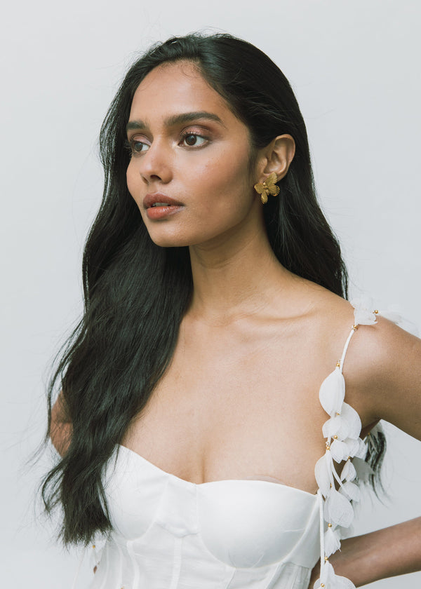 Jennifer Behr Pyper Earrings Gold