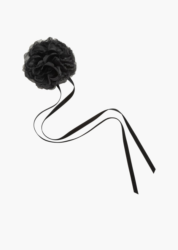 jennifer behr Rian Ribbon Tie Black