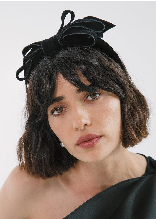 Jennifer Behr Rochel Headband Black