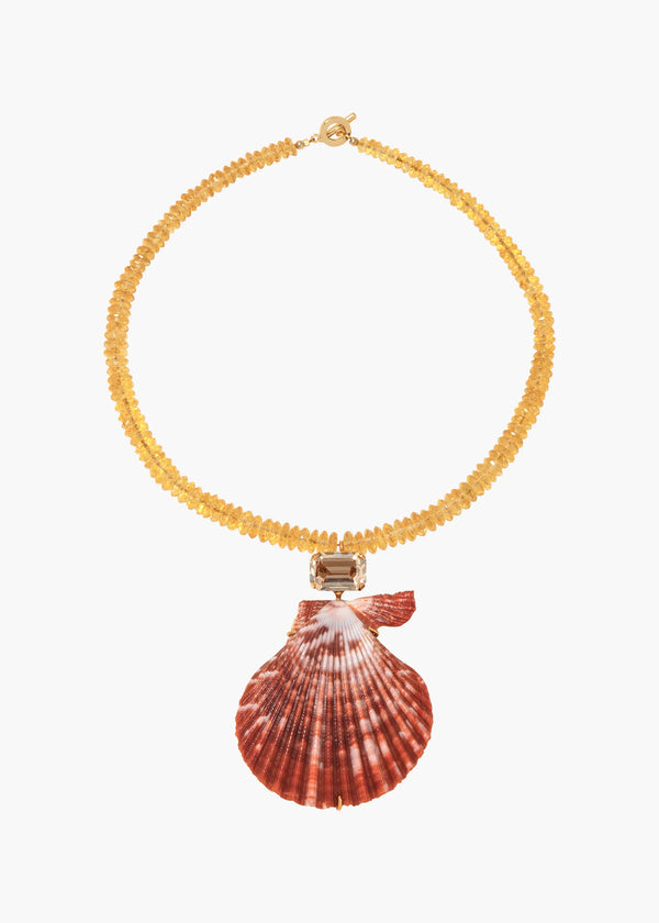 jennifer behr Roma Necklace Citrine