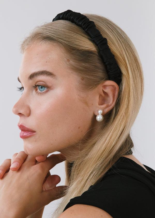 Jennifer Behr Rory Headband Black