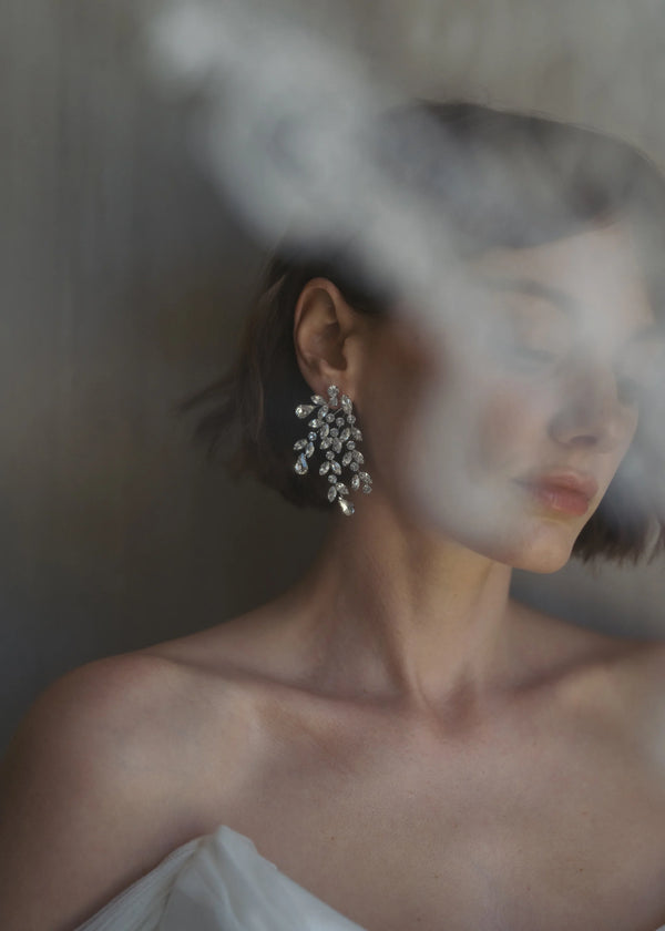 Jennifer Behr Roselyn Earrings Crystal