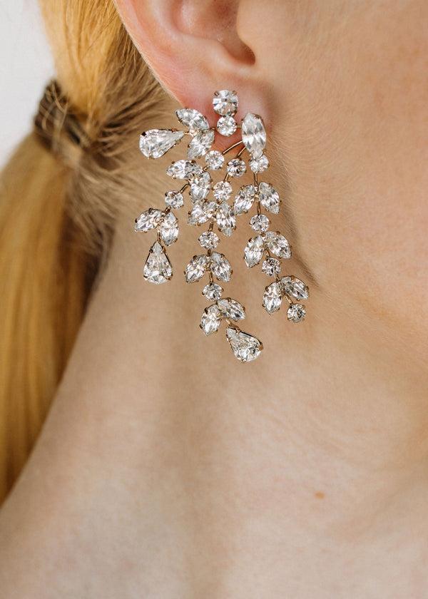 Jennifer Behr Roselyn Earrings Crystal