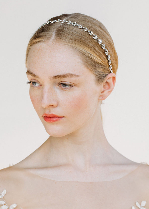 Jennifer Behr Roselyn Headband Crystal