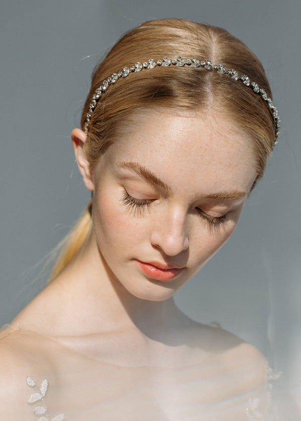Jennifer Behr Roselyn Headband Crystal