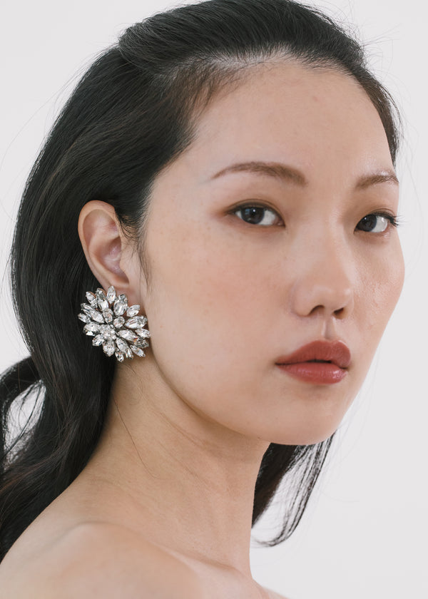 Jennifer Behr Rylan Earrings Crystal