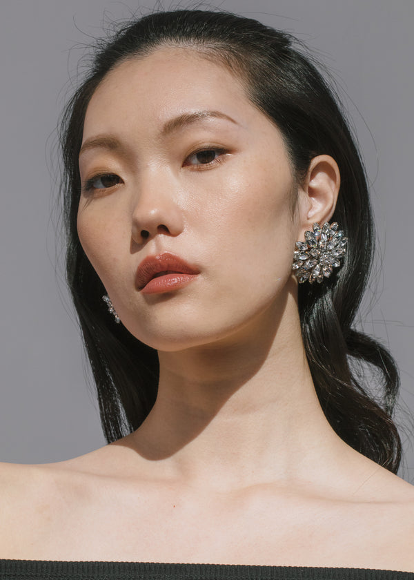 Jennifer Behr Rylan Earrings Crystal