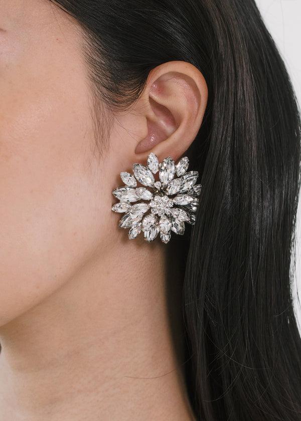Jennifer Behr Rylan Earrings Crystal