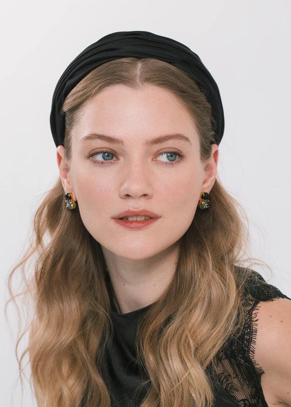 Jennifer Behr Sabrina Headband Black