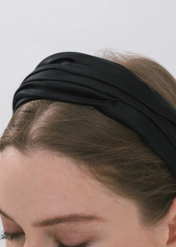 Jennifer Behr Sabrina Headband Black