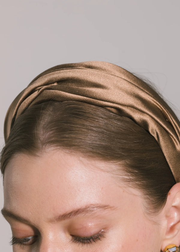 Jennifer Behr Sabrina Headband Cappuccino