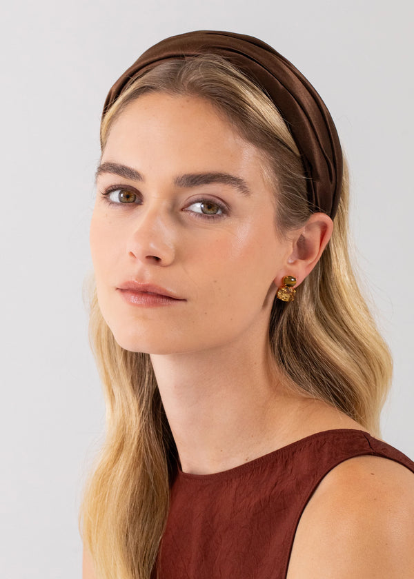 Jennifer Behr Sabrina Headband Espresso