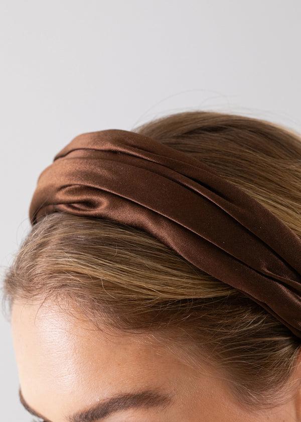 Jennifer Behr Sabrina Headband Espresso