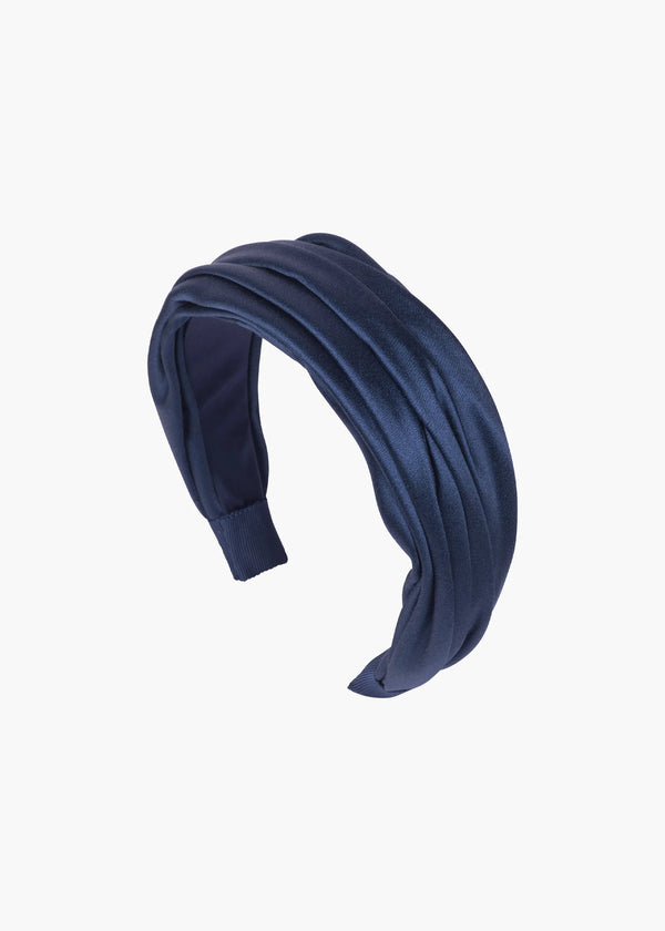 jennifer behr Sabrina Headband Navy