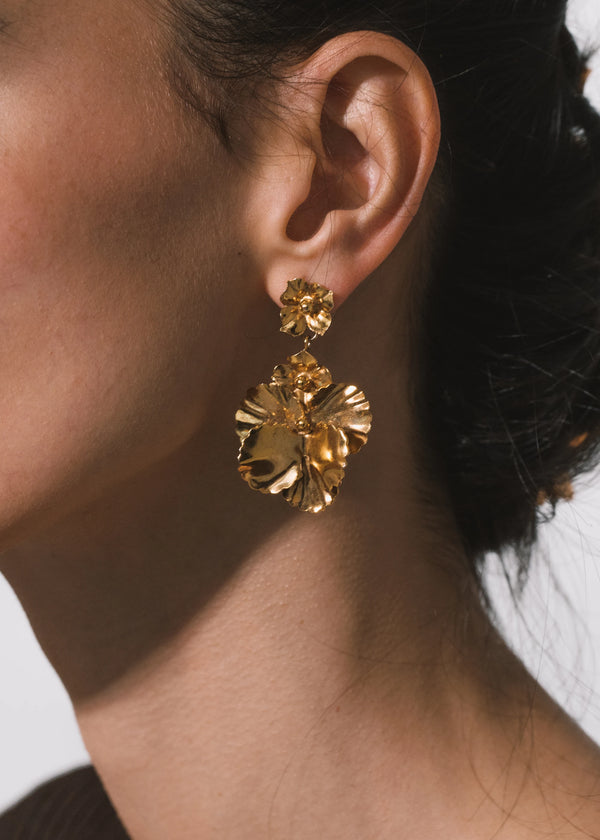 Jennifer Behr Samara Earrings Gold