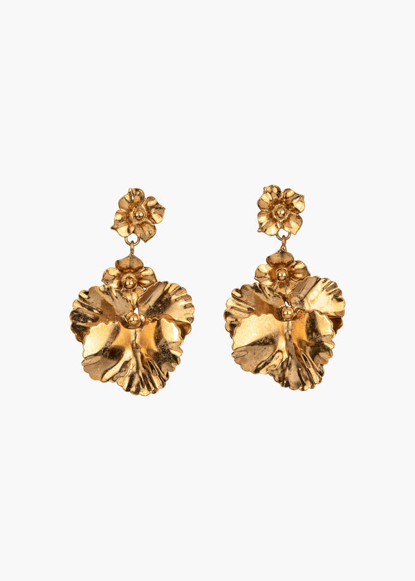 jennifer behr Samara Earrings Gold