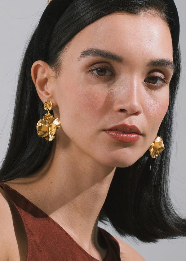 Jennifer Behr Samara Earrings Gold