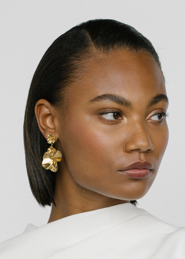 Jennifer Behr Samara Earrings Gold