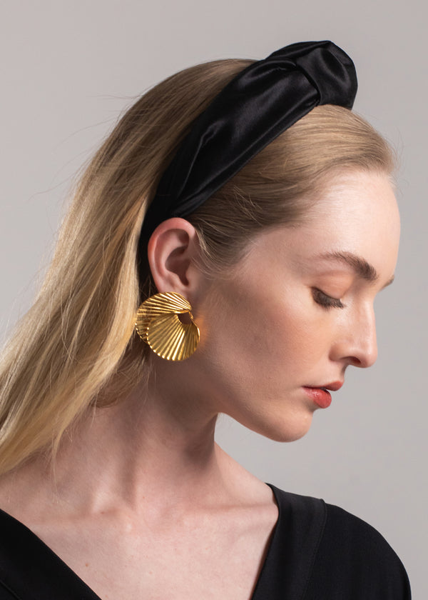 Jennifer Behr Samaya Headband Black