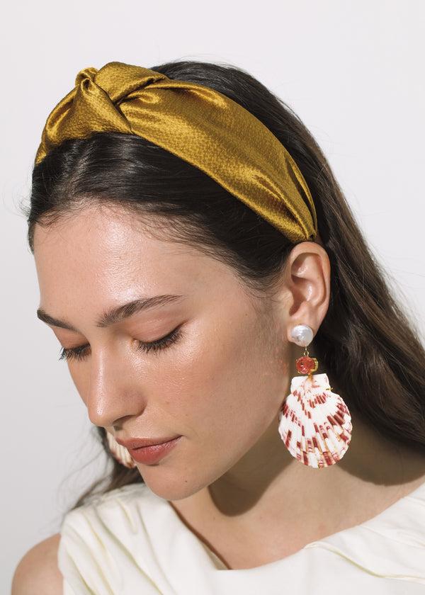Jennifer Behr Samaya Headband Bronze