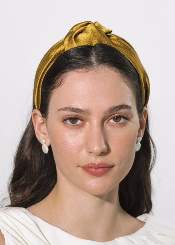 Jennifer Behr Samaya Headband Bronze