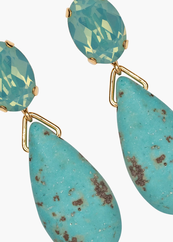 Jennifer Behr Sanremo Earrings Turquoise