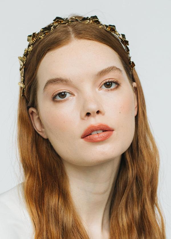 Jennifer Behr Sariyah Headband Gold