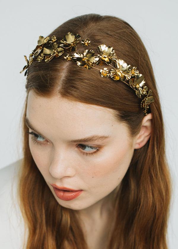 Jennifer Behr Sariyah Headband Gold