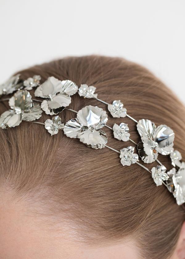 Jennifer Behr Sariyah Headband Silver