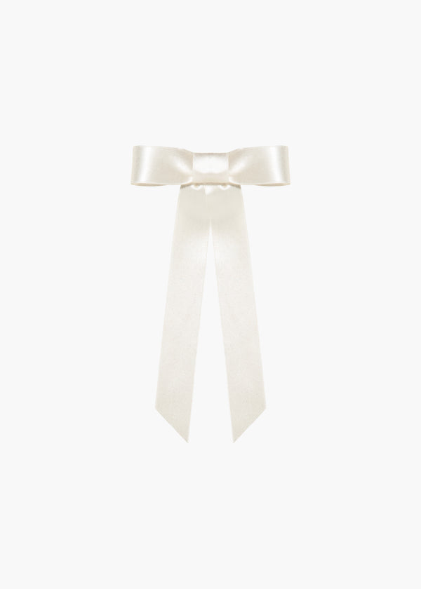jennifer behr Sasha Bow Barrette Ivory