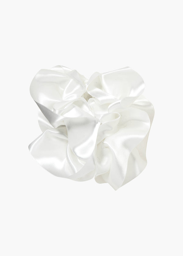 jennifer behr Satin Ruffle Jaw Clip Cream