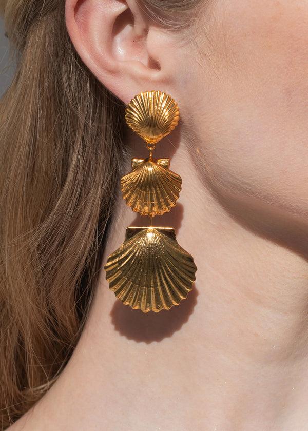 Jennifer Behr Selkie Earrings Gold