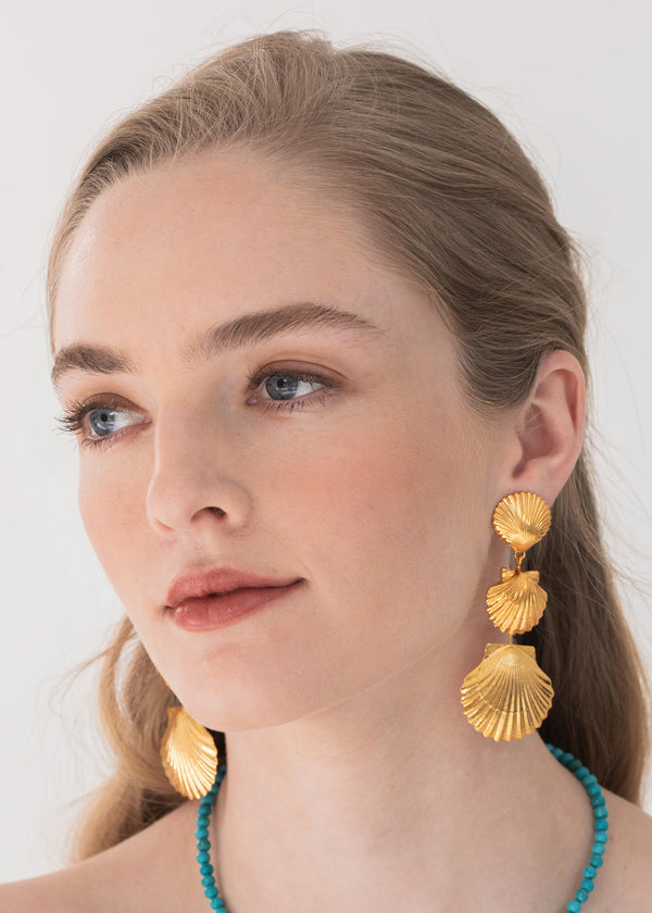 Jennifer Behr Selkie Earrings Gold