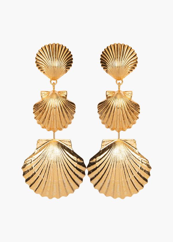 jennifer behr Selkie Earrings Gold