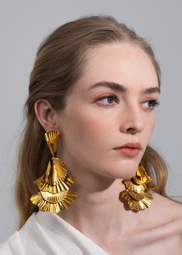 Jennifer Behr Sereia Earrings Gold