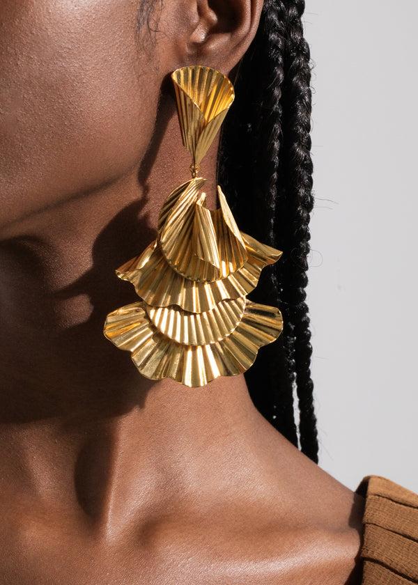 Jennifer Behr Sereia Earrings Gold