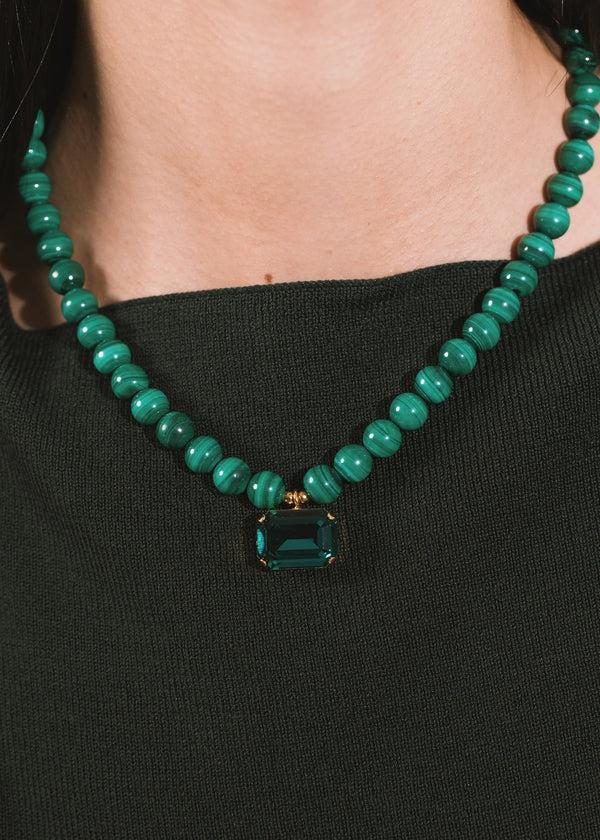 Jennifer Behr Sidonie Necklace Malachite