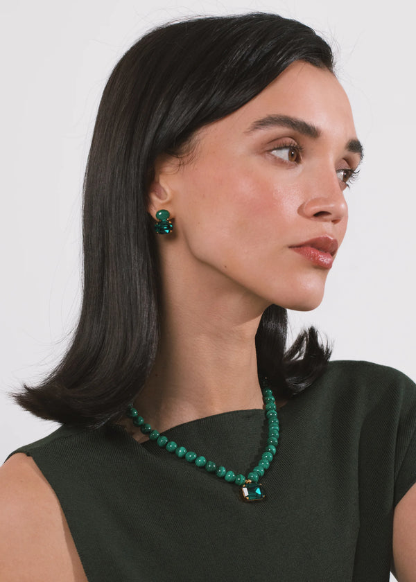 Jennifer Behr Sidonie Necklace Malachite