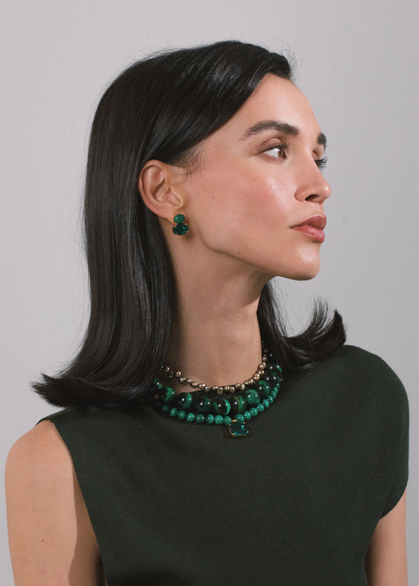 Jennifer Behr Sidonie Necklace Malachite