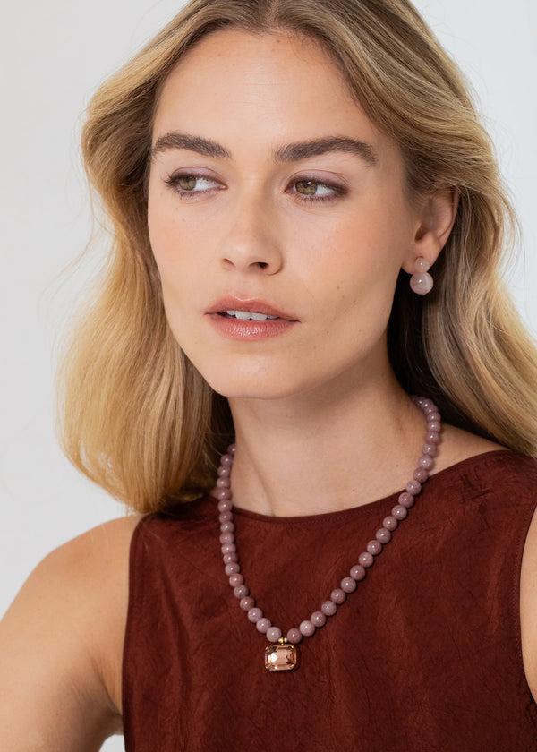 Jennifer Behr Sidonie Necklace Rhodonite