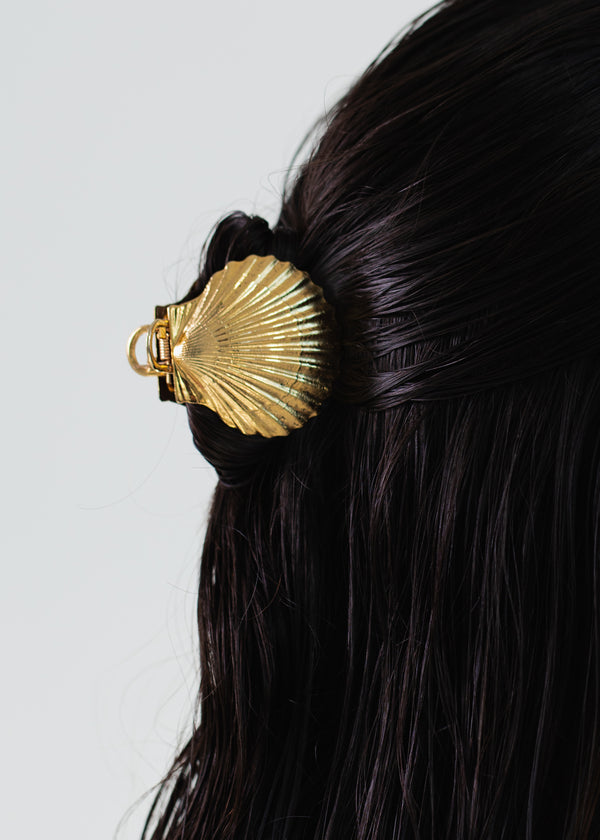 Jennifer Behr Siren Jaw Clip Gold