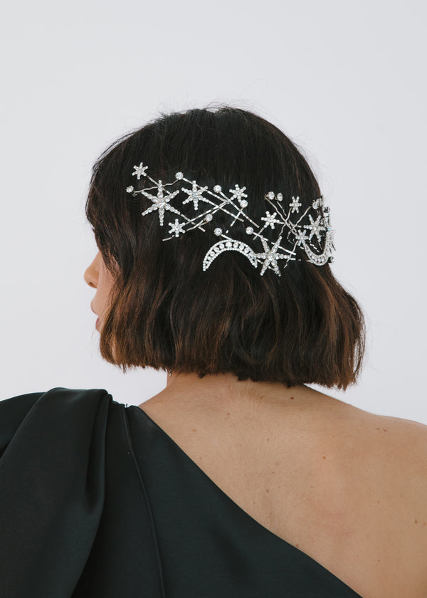 Jennifer Behr Supernova Bobby Pin Set Crystal