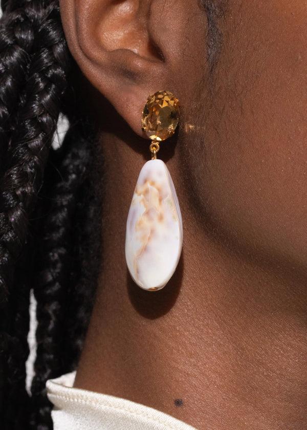 Jennifer Behr Sybil Earrings Dune