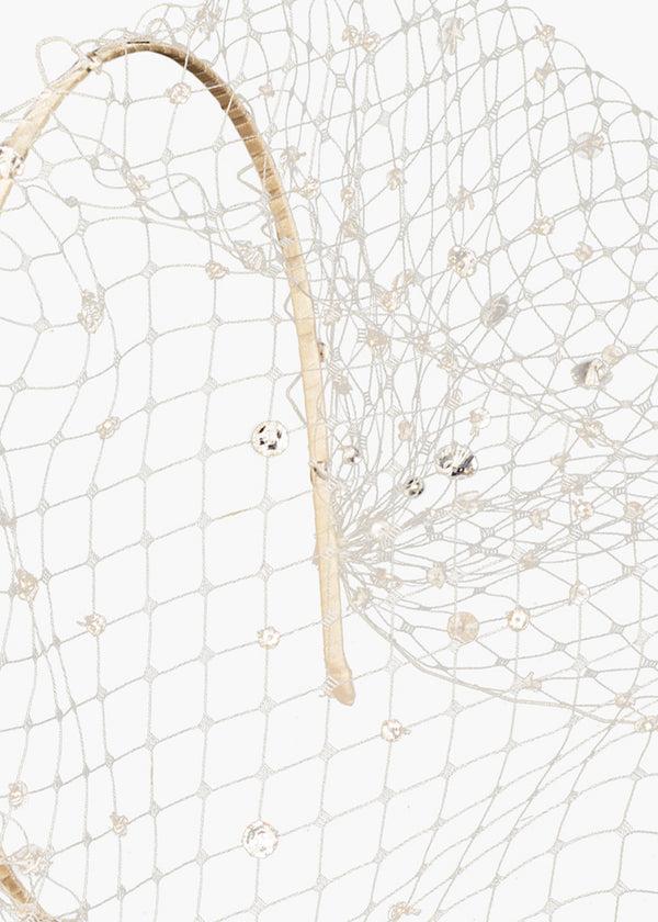 Jennifer Behr Sylvia Voilette Cream